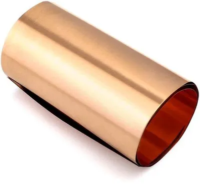 Produktbild von Kunststofffolie - Koperplatten 0,1 mm, metallisch - 20cm x 1 Meter - Bastelmaterial