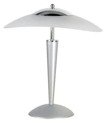 LED-Bürolampe, Touch-Dimmer, metaalgrijs, 900 lm