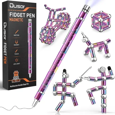 Productafbeelding van Dusor Cadeaus voor mannen en vrouwen - Magnetische fidget-pen - Adventskalender vulling mannen - Cadeaus voor Kerstmis