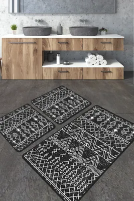 Produktbild von Mijolnir, Straordinario- CHL4689, Schwarz, Badematten, 700 gr/m², 100% POLYESTER
