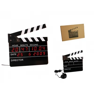 Produktbild von Digitalwecker Filmklappe