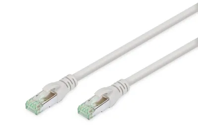 Produktbild von Digitus CAT 8.1 S/FTP Patchkabel, 2 m, Cat8.1, S/FTP (S-STP), RJ-45, RJ-45, Grau