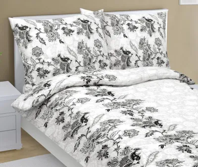 Obrázek produktu pro Povlečení krepové - Šedá - 140x200, 70x90
