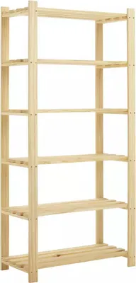 Obrázok produktu pre Knižnica 6 políc nelak