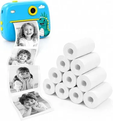 Productafbeelding van Thermisch papier kindercamera 57 mm x 25 mm, instant print camera papier