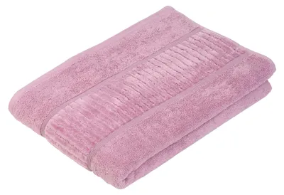 Produktbild von GÖZZE BIO Frottier Duschtuch weiches hautfreundliches saugstarkes Duschtuch aus Baumwolle Altrosa 70 x 140 cm