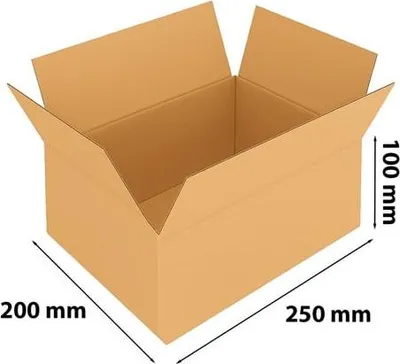 Obrázok produktu pre Kartónová pohľadnica 250 x 200 x 100 mm Business XS