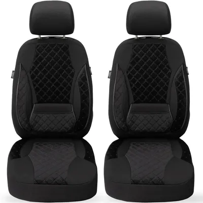 Obrázek produktu pro Potahy sedadel pro VW Touran 1 Bj 2003-15 v černé barvě TK604