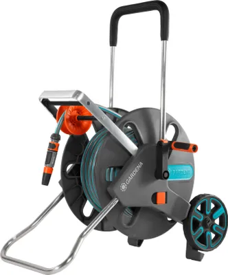 Produktbild von Gardena AquaRoll L Easy Wagenrolle Manuell Blau, Grau, Orange