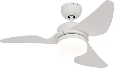Produktbild von DeckenventilaTor Weiß 86,7 cm inkl  LED Dimmbar mit Fernbedienung Yuki