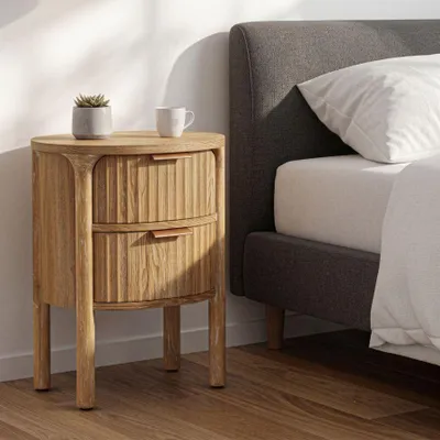 Obrázok produktu pre Nočný stolík z jedľového dreva 38x34,5x52 cm