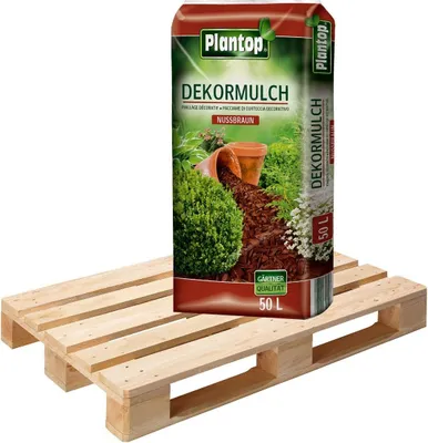 Produktbild von Plantop Dekor Mulch ziegelrot 20 x 50l