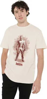 Obrázok produktu pre Daredevil - Tričko "Born Again Hell's Kitchen" pre mužov/dámy Uni TV21727 (M) (Natural)
