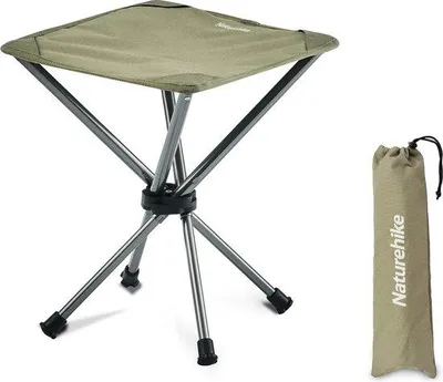 Produktbild von Famanu Faltbare Campinghocker - Ultraleicht, Tragkraft 100 kg, Grün