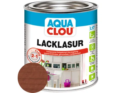 Produktbild von Clou Lack-Lasur Combi Aqua L17 buche 375 ml