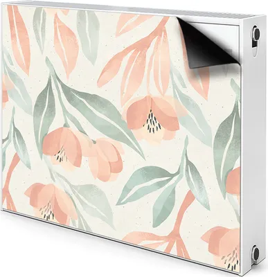 Produktbild von Magnet Radiator Magnet Mat Heizkörper Heizung Verkleidung Abdeckung 100x60 cm  - Blätter