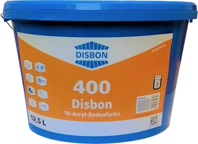 Produktbild von Caparol Disbon 400 1K-Acryl-Bodenfarbe 12,5 Liter hellgrau