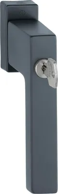 Produktbild von HOPPE Fenstergriff TOULON Sperrzylinder TBT, VK 7x43 mm, schwarz matt