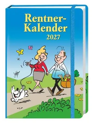 Produktbild von Rentner Kalenderbuch A6 2027