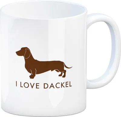 Produktbild von I Love Dackel Kaffeebecher