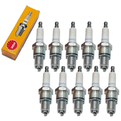 Obrázok produktu pre Sada zapaľovacích sviečok NGK 10x BPR6ES s potlačeným rušením, 19,0 mm dlhý závit Ø 14,0 mm, 4008 / 4852 / 7678 / 7822 / 94811