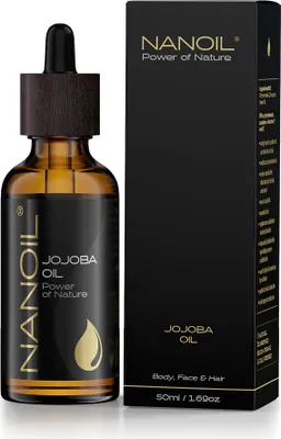 Zdjęcie produktu dla NANOIL_Jojoba Oil olejek jojoba do pielęgnacji włosów i ciała 50ml