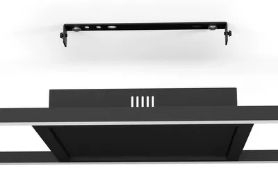Obrázek produktu pro EGLO connect.z Smart Home LED stropní svítidlo Calagrano-Z, ZigBee, ovládání aplikací a hlasem, teplá bílá-studená bílá, RGB podsvícení, stmívatelné, černá, 64x24 cm