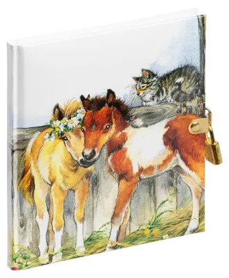Produktbild von Tagebuch Little Friends 128S mit Schloß blanko