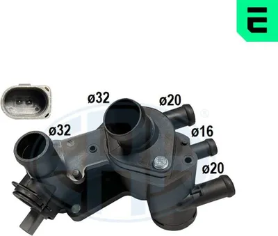 Produktbild von ERA Thermostat Kühlmittel 87°C für VW POLO (9N) GOLF III (1H1) Lupo (6X1, 6E1) POLO (6N2) Polo Schrägheck (6N1)