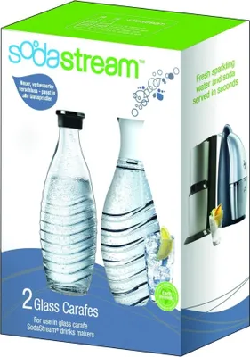 Productafbeelding van SodaStream glazen carafes, 0,6 liter, set van 2, artikelnummer 764997