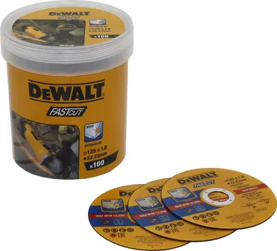 Immagine prodotto di DeWalt DT20540-QZ Dischi da taglio 125 x 1 mm INOX 100 pezzi metallo