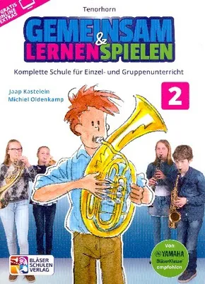Produktbild von Gemeinsam lernen & spielen Band 2 (+Online Audio) für Bläserklasse (Blasorchester) Tenorhorn