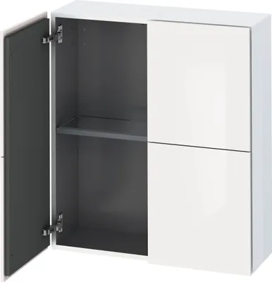 Produktbild von Halbhochschrank L-CUBE 700x243x800mm weiß hochglanz weiß hochglanz