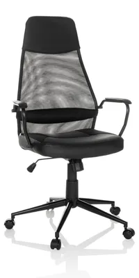 Produktbild von MyBuero Home Office Chefsessel MARCOZ Stoff / Netzstoff Höhenverstellbarer Computerstuhl, Bürostuhl mit Armlehnen