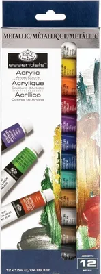 Produktbild von Royal & Langnickel ACRMET-12 Set Acrylfarben 12 x 12 ml 12 stk