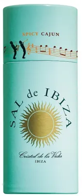 Produktbild von Sal de Ibiza Granito Spicy cajun style, nach kreolischer Art, Streuer 75 gr.