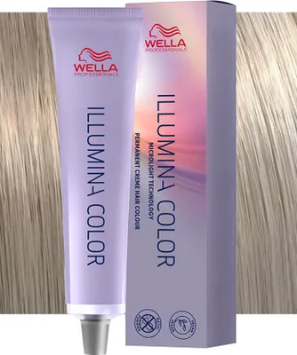 Produktbild von Wella Illumina Color 10/81 Aschperl-Platinblond 60ml - permanente Färbung