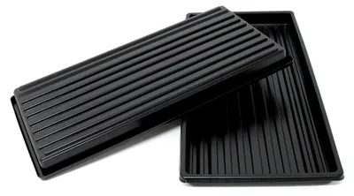 Produktbild von 10 x Microgreens Tabletts 25,4 x 50,8 cm flache Schalen für Mikrogrün und Weizengras