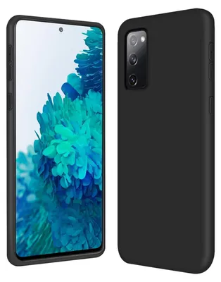 Produktbild von Conie TPU Schutzhülle für Samsung Galaxy S20 FE Tasche Case Cover Bumper Silikon Mikrofaser Inlay Hülle in Schwarz matt