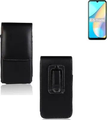 Produktbild von K-S-Trade Gürteltasche für Blackview OSCAL C20 Schutz Hülle Handy Hülle mit Magnetverschluss Holster in schwarz