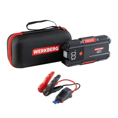 Zdjęcie produktu dla Urządzenie rozruchowe powerbank booster WERKBERG AL007 2000A/4250A 28000mAh 12V