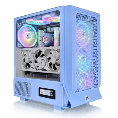 Immagine prodotto di Thermaltake Ceres 330 TG Midi Tower  PC Case Blu