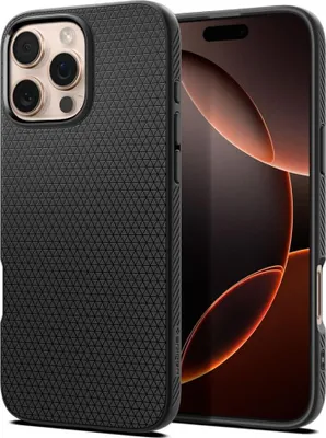 Produktbild von Spigen Liquid Air Hlle Kompatibel mit iPhone 16 Pro Max Schwarz