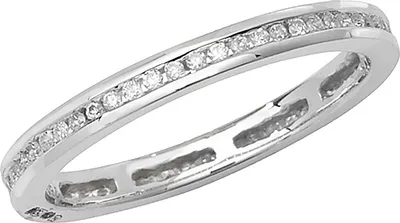 Produktbild von 18 Karat (750) Weißgold Eternity Damen - Diamant Ring Brillant-Schliff 0.25 Karat H - PK1, 54 (17.2); TRS2316RSN