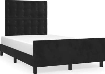 Obrázek produktu pro vidaXL Rám postele bez matrace černý 120x200 cm sametový