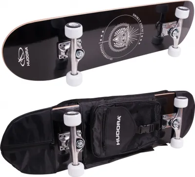 Obrázok produktu pre Hudora 12173 - Skateboard Columbia Heights ABEC 3 s batohom