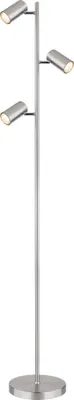 A floor lamp with multiple adjustable spotlights.