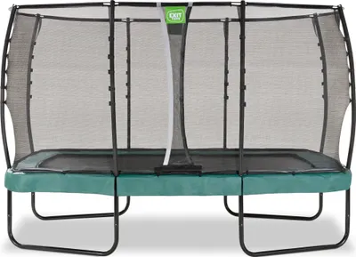 Image de EXIT Allure Premium Trampoline 214x366cm – Sur pieds – Rectangulaire – Vert