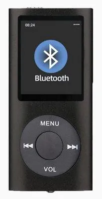 Produktbild von Portable HiFi-Musikplayer - Unterstützt bis 32 GB Speicher - 1,8-Zoll digitales LCD-Display - Tragbarer Musikplayer - Verlustfreie Audioklang - Mit Lautsprechern - Schwarz