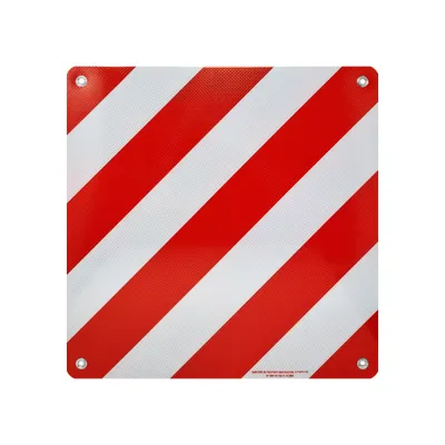 Zdjęcie produktu dla Aluminiowa tabliczka na wystający ładunek 50 x 50 cm